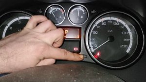 Сброс сервиса Peugeot 308