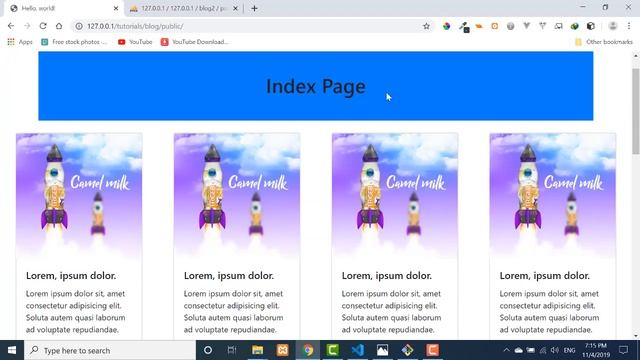 laravel crud with pagination and upload image [Arabic] - #4 read-data-from-database смотреть онлайн