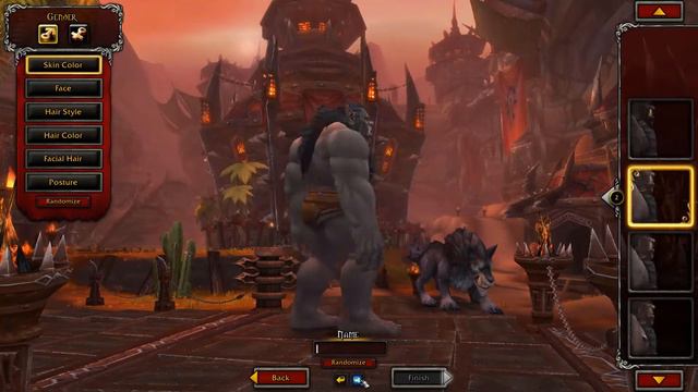 Mag'har Orc Character Creation смотреть онлайн