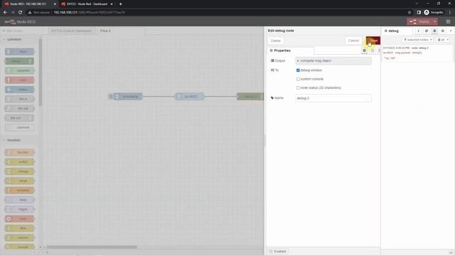 Node-Red - DHT11/DHT22 - Custom Weather Station Dashboard смотреть онлайн