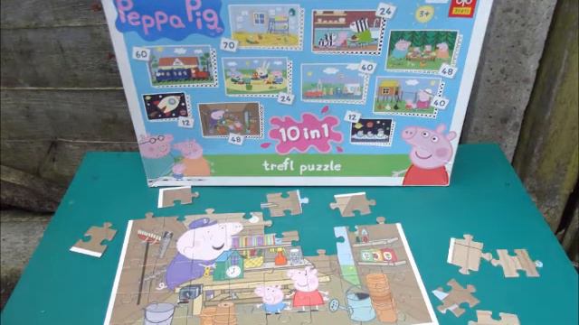 peppa pig finished jig saw toy puzzles part 3 смотреть онлайн