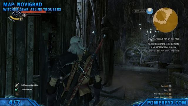 The Witcher 3 Wild Hunt - Feline Witcher Gear Set Locations (Scavenger Hunt: Cat School Gear) смотреть онлайн