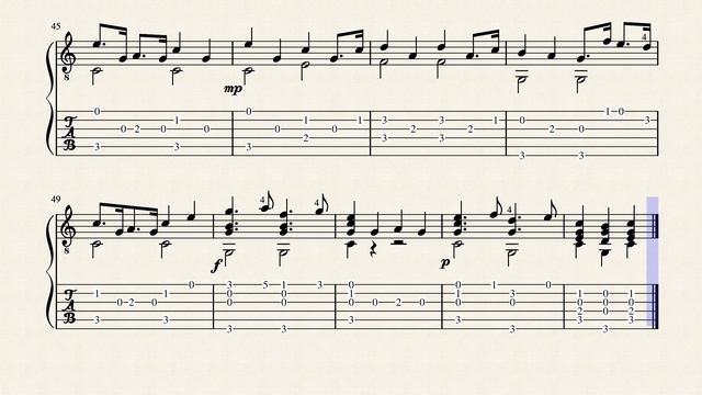 La Veta Schottische - Delano, C. S. (fl.1895) - Tablature