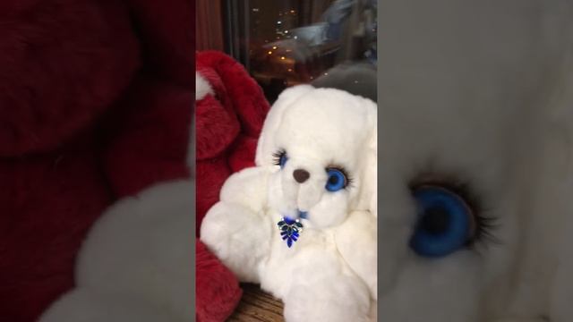 Зайки из натурального меха в наличии. Natural fur toys Bunny instock смотреть онлайн