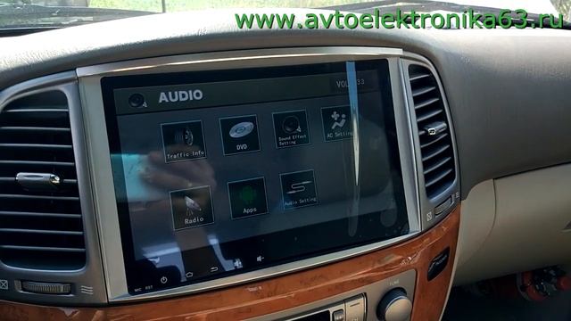 Замена штатной магнитолы в Lexus LX470 и Toyota LC 100 смотреть онлайн