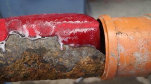 санация трубопровода канализационной сети полимерным лайнером д110мм