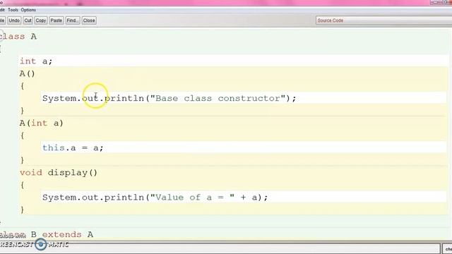 Java: How to call Superclass's parameterized constructor смотреть онлайн