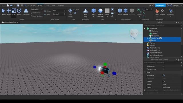 Spotlight that follows you Roblox Studio Tutorial 2022 смотреть онлайн