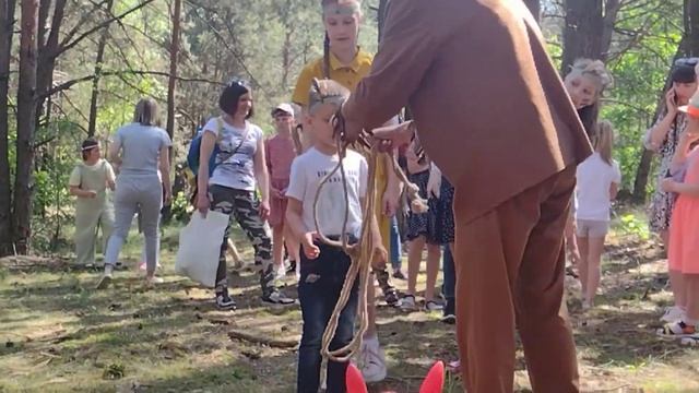 Детский праздник в лесу! Индейцы. Племя краснокожих) Соревнования! Консурсы!Подарки!Ни минуты покоя смотреть онлайн