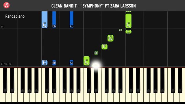 Clean Bandit - "Symphony" ft Zara Larsson Piano Tutorial - Chords - How To Play - Cover смотреть онлайн