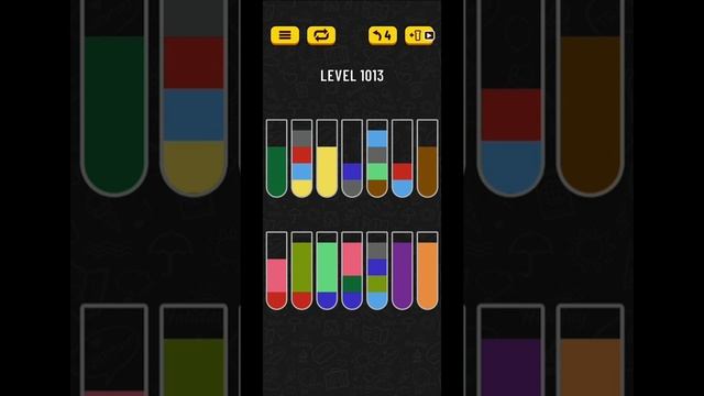 Water sort puzzle level 1013 смотреть онлайн