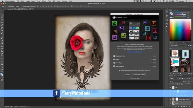 How To Create a Creative Cloud Library From a PS Document смотреть онлайн