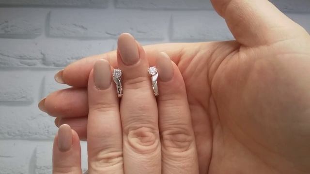 SOKOLOV - серебряные СЕРЬГИ с фианитами и SWAROVSKI смотреть онлайн