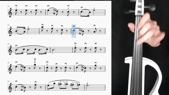 Dancla Mazurka op.123 Slow Practice Video. Piano Accompaniment. Sheet Music Score. Play Along. смотреть онлайн