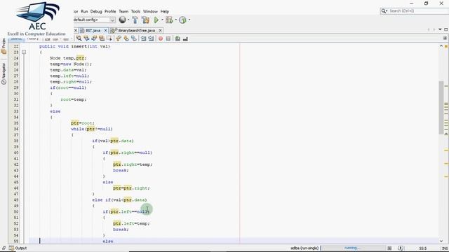 Java Program for Binary Search Tree Implementation ( Insertion & Traversal) смотреть онлайн