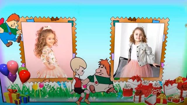 С Днем рождения девочке бесплатный проект ProShow Producer смотреть онлайн