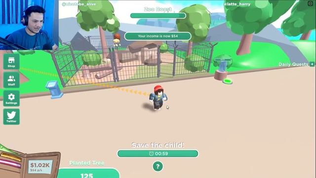 BUILDING MAX LEVEL ZOO - ROBLOX - ZOO TYCOON смотреть онлайн