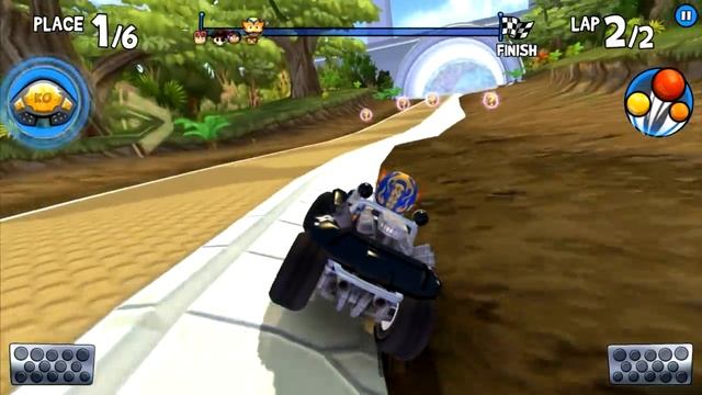 Beach Buggy Racing - Tropical Twist - 500HP - Full Game Play - (IOS,Android) смотреть онлайн