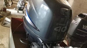 Yamaha F40 2008 гидроподъем