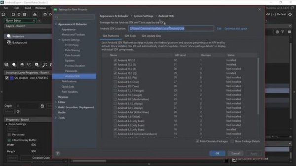 Экспорт на Андроид [Game Maker Studio 2]