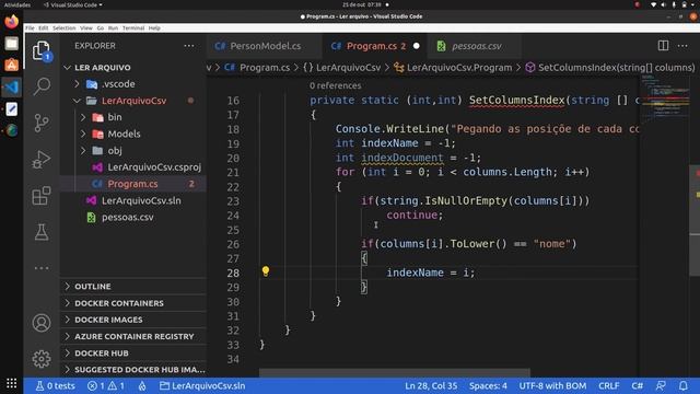[DotNet Core] Como ler um arquivo csv em c# смотреть онлайн