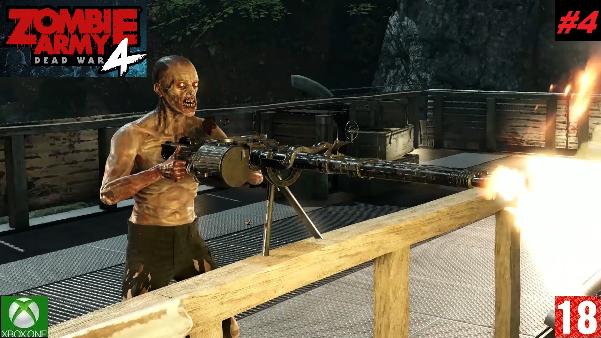 Zombie Army 4: Dead War - (Xbox One) - Приключение - #4, Гнилое Побережье. (без комментариев)