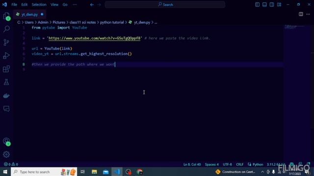 PYTHON VIDEO DOWNLOADER : Download any video in 1second. смотреть онлайн