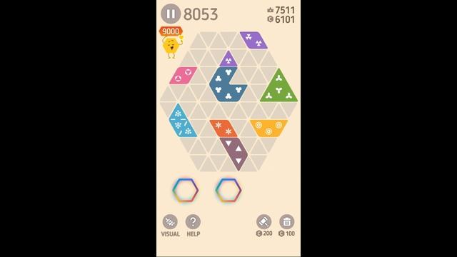 Make Hexa Puzzle 12,000+ score and 7 combo (Invinceble!) iOS/Android смотреть онлайн