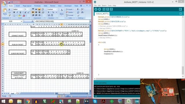 Arduino MQTT Tutorial - Coding & Live Demo using SIM900 смотреть онлайн