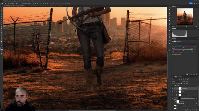 Colour match any object into a scene in Photoshop (No masking required) смотреть онлайн