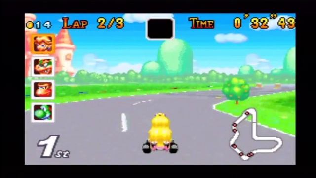 Mario Kart Super Circuit: Peach Circuit смотреть онлайн