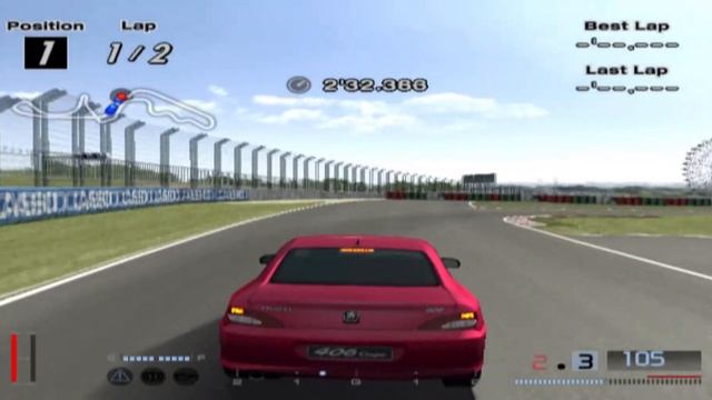 Гран Туризмо 4(Онлайн Тест Версия) Пежо 406 3.0 V6 Купе Геймплей смотреть онлайн