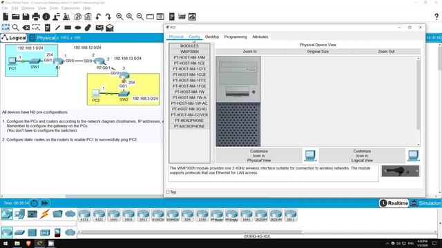 (РУССКИЙ ПЕРЕВОД)Free CCNA _ Configuring Static Routes _ Day 11 Lab 1 _ CCNA 200-301 Complete Course смотреть онлайн