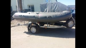 МЗСА 81771Д и Лодка ПВХ АНТЕЙ 380. Настройка прицепа. ЦЛП АРИВА.