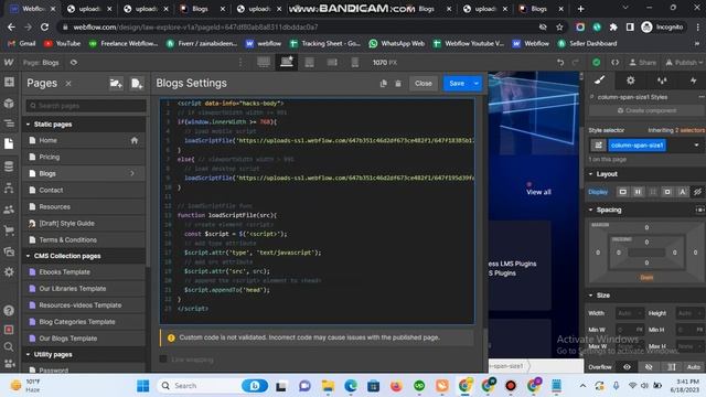 Run different script on different screen sizes webflow смотреть онлайн