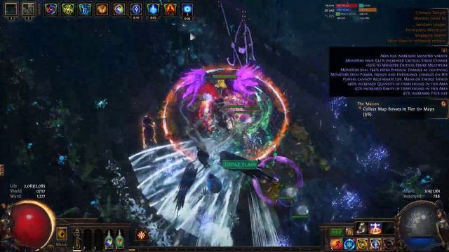 Path Of Exile 3.20 - CWDT Ice Spear With Mageblood, Why Not ? :)
