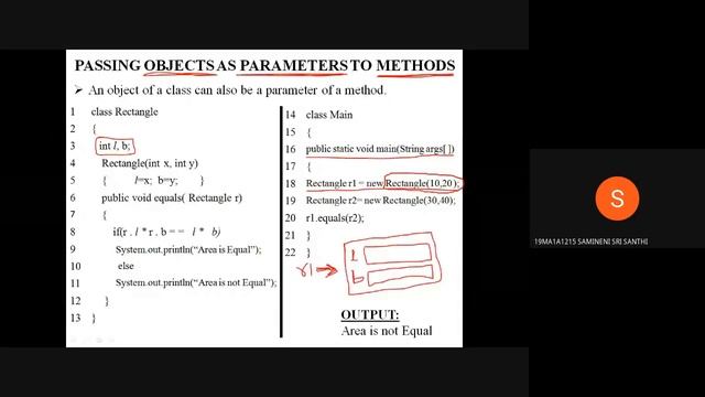 Java Methods + Overloaded methods in JAVA + Passing class objects as parameters to JAVA methods смотреть онлайн