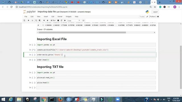 Fastest way of Importing Excel | CSV | TXT files in Jupyter Notebook смотреть онлайн