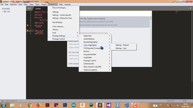 Sublimetext için yararlı eklentiler смотреть онлайн