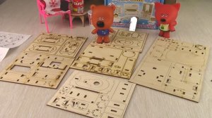 Новая ВАННА Лисички! Кеша помог собрать Прикольный КОНСТРУКТОР! Ми-ми-мишки Мультики с игрушками