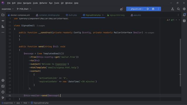 130 Set Up Email Verification For New Users - Build Expense Tracker App With PHP 8 смотреть онлайн