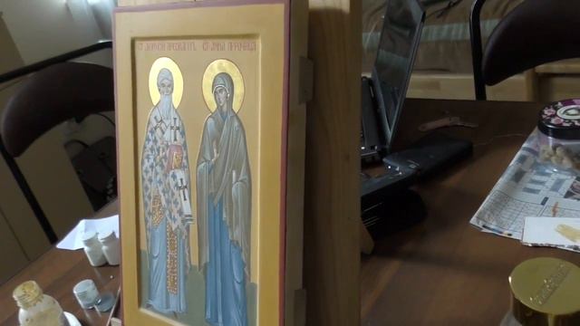 Как рождаются иконы Св Дионисий Ареопагит и Св Анна Пророчицам смотреть онлайн