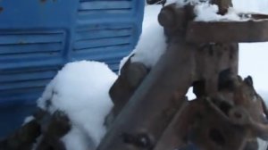 холодный запуск т-40 при -15 сваркой