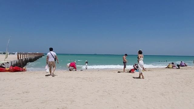 Дубай. ОАЭ. Пляж. Персидский залив. Джумейра. смотреть онлайн