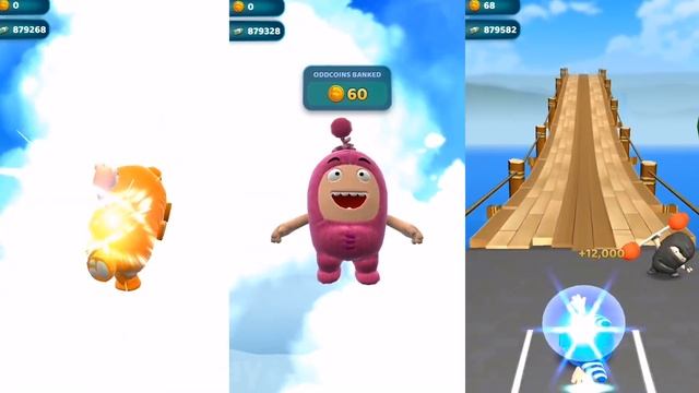 ALIEN FIGHTING WITH Oddbods Turbo Run Slick Newt Pogo Challenge.. смотреть онлайн