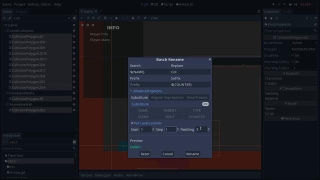 Batch Rename Nodes in Godot (tutorial) смотреть онлайн