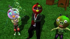 ANGRY BIRDS dance GANGNAM STYLE   ♫ 3D animated mashup parody ☺ FunVideoTV - Style ;-))