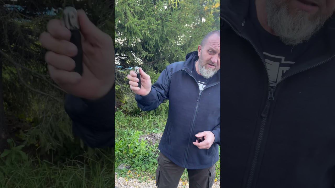 Выкидной нож Жиган #складнойнож #выкиднойнож смотреть онлайн