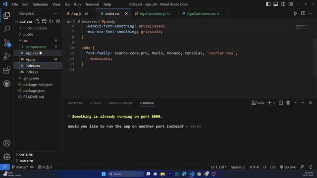 Build Age Calculator App in React Mini Project | Setup Folder Structure | Component Render ??? смотреть онлайн