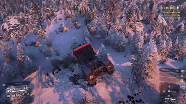 SnowRunner: 'Into The Deep' task with an Azov6 смотреть онлайн